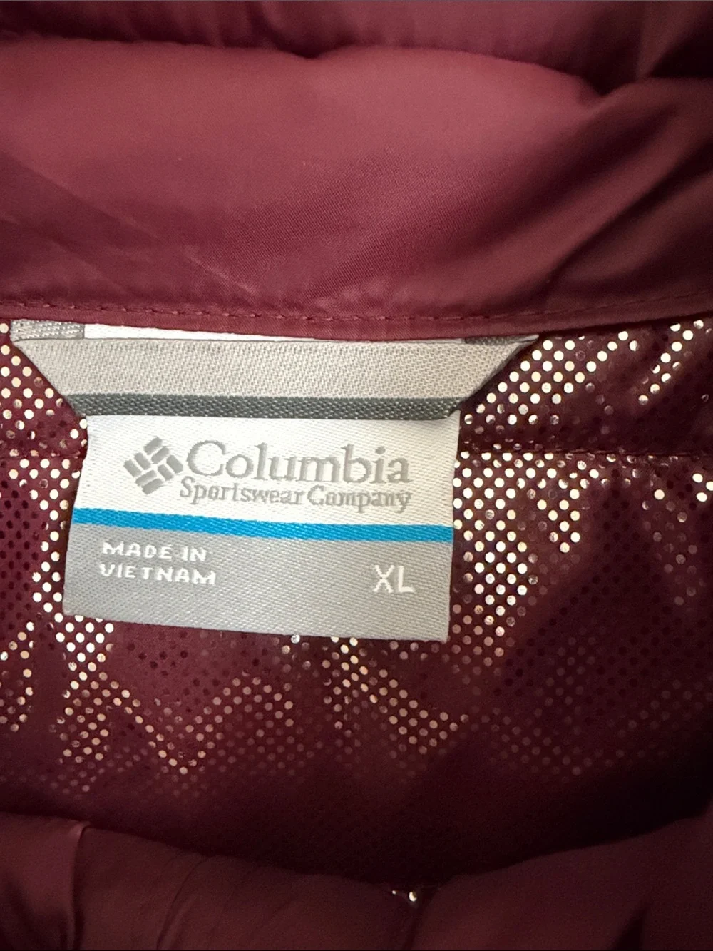 Columbia Men's Maroon Quilted Puffer Vest with Texas A&M Logo